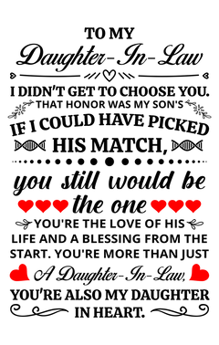 To My Daughter-in-Law Honor – Leather Journal